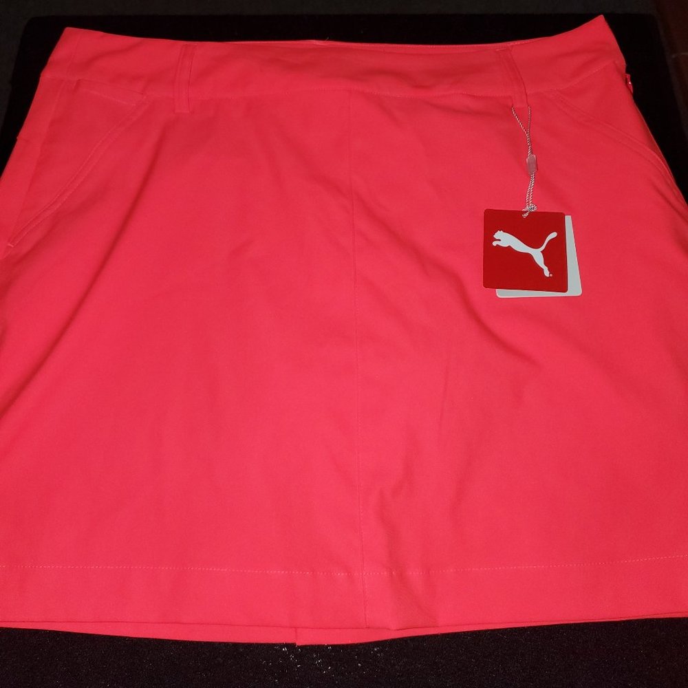NWT Puma bright pink "Pounce Skirt" skorts (14)